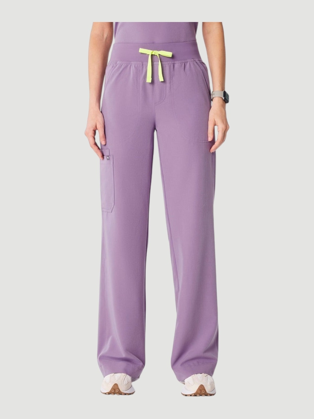 Figs Purple Haze Isabel High-Rise Wide-Leg Scrub Pant